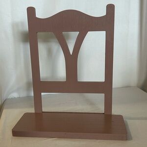 Pink/Mauve Color Chair Shelf/Display Stand